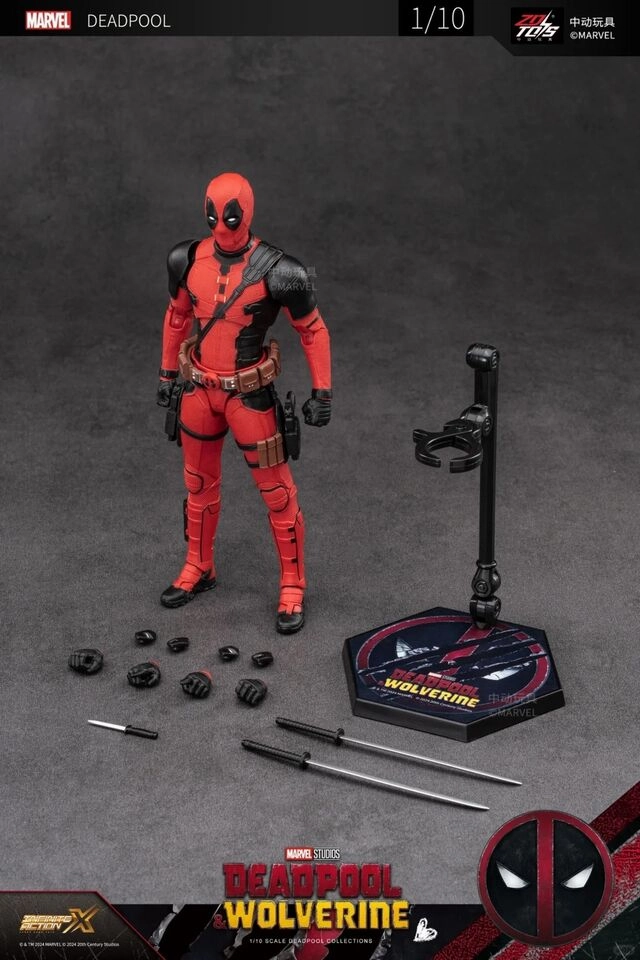 Anime Statue Community Pick ZD Toys Deadpool and Wolverine Deadpool 1/10 Scale Collectible Figure