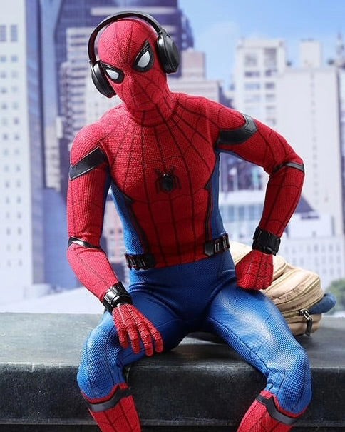Hot Toys MMS425 Spiderman No Way Home Spiderman 1/6 Scale Collectible Figure Regular  Edition Handmade Sculpture