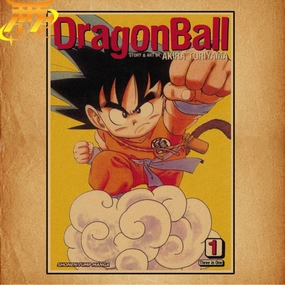 Poster Goku "?Kinto-Un" - Dragon Ball Z? Durable Reinforced Edges