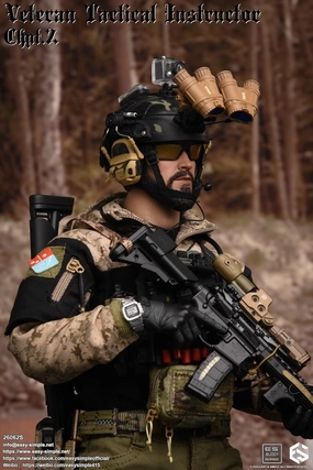 Pewter Figure Award Trophy 1:6 Veteran Tactical Instructor Action Figure (S Version)