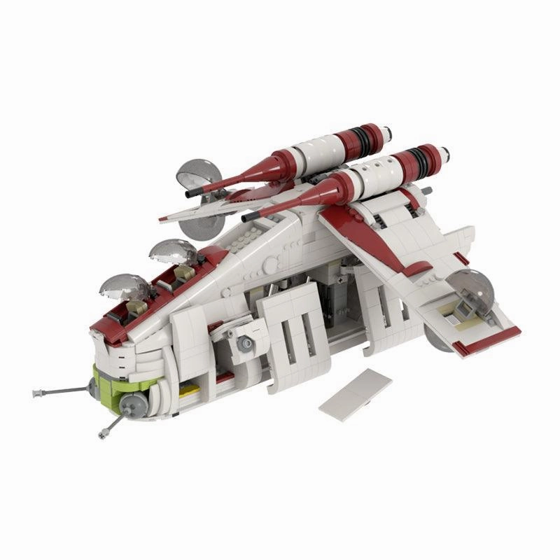 Rarity Value Republic Attack Gunship Building Blocks