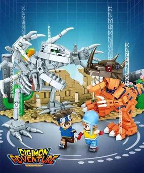 Vinyl Unit Skull Greymon Building Blocks