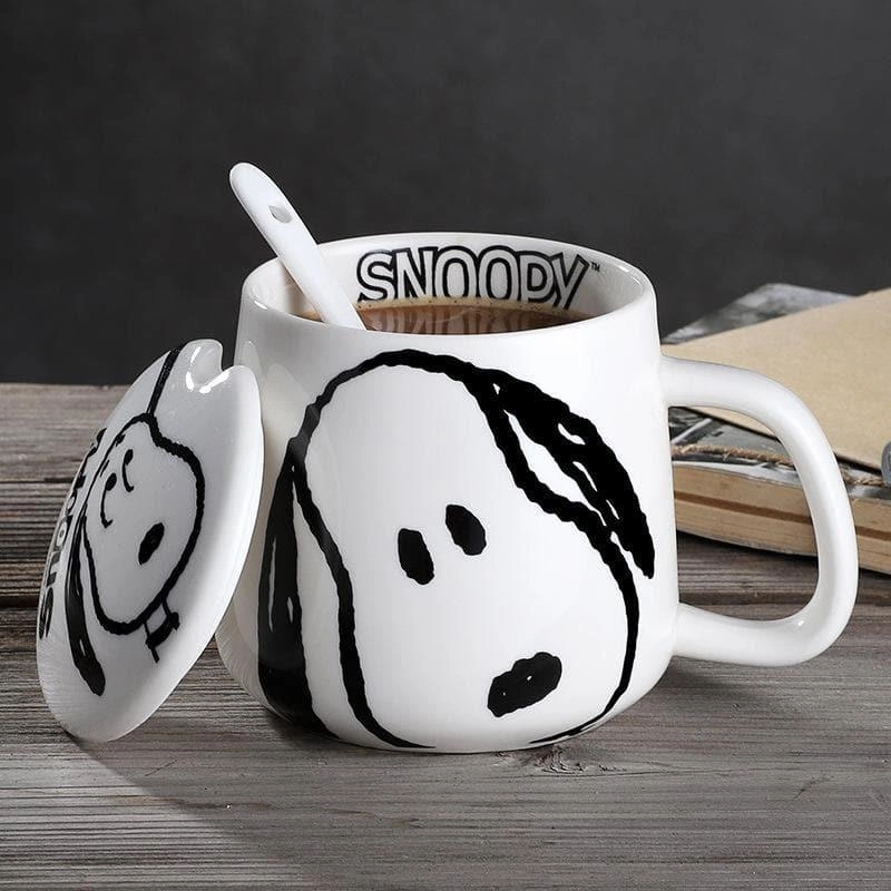 Snoopy 350ml Ceramic Coffee Mug College Decor