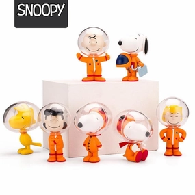 Snoopy Astronauts Mini Figure Art Unit Art Object