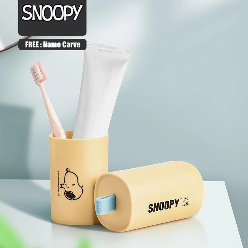 Snoopy Toothbrush Travel Storage Case Living room