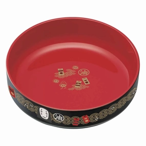 PVC Showcase Miniature Figure Spirited Away: No Face Traditional Japanese Lacquerware Snack Bowl