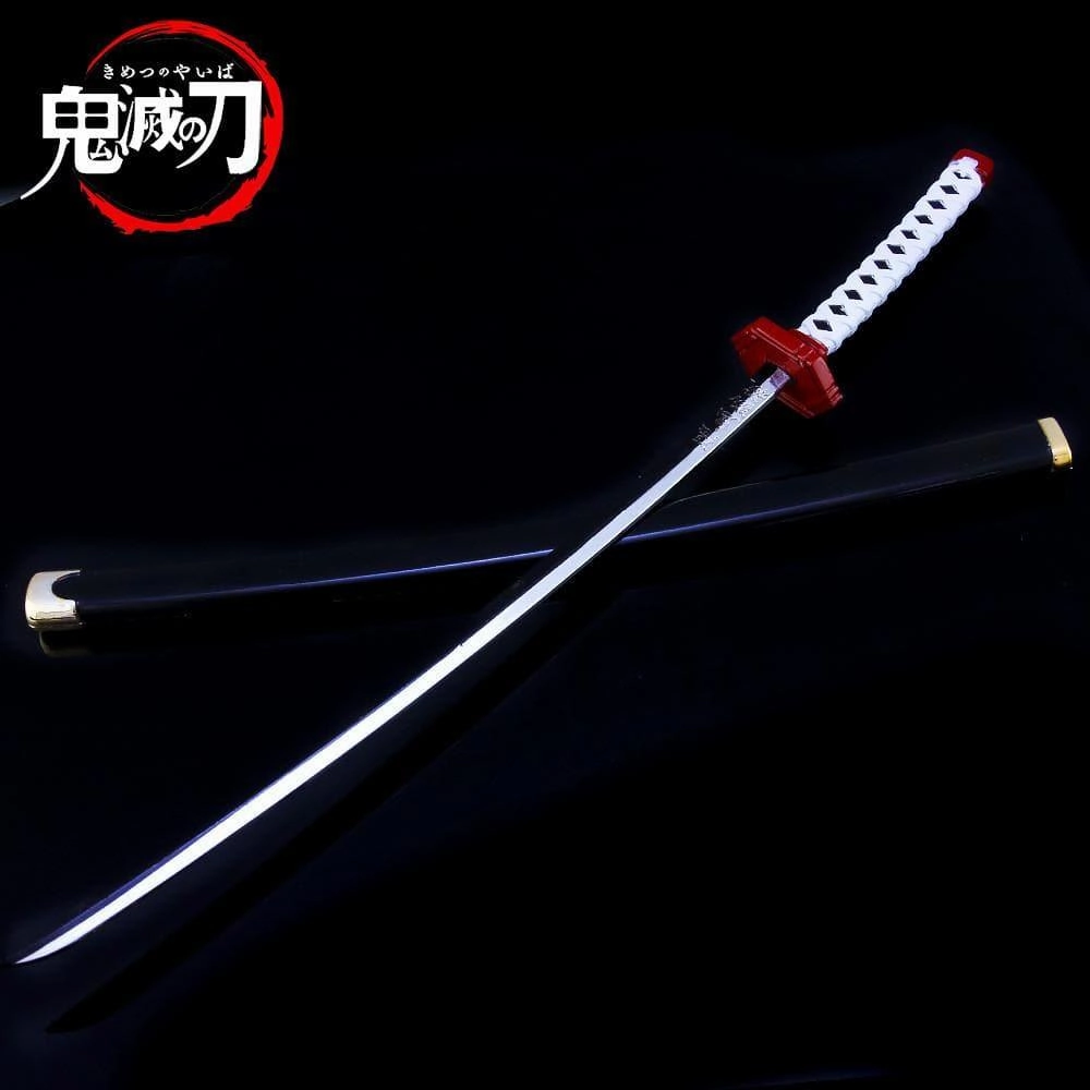 Cartoonish Design Tomioka Giyuu Nichirin Blade Sword Metal Replica
