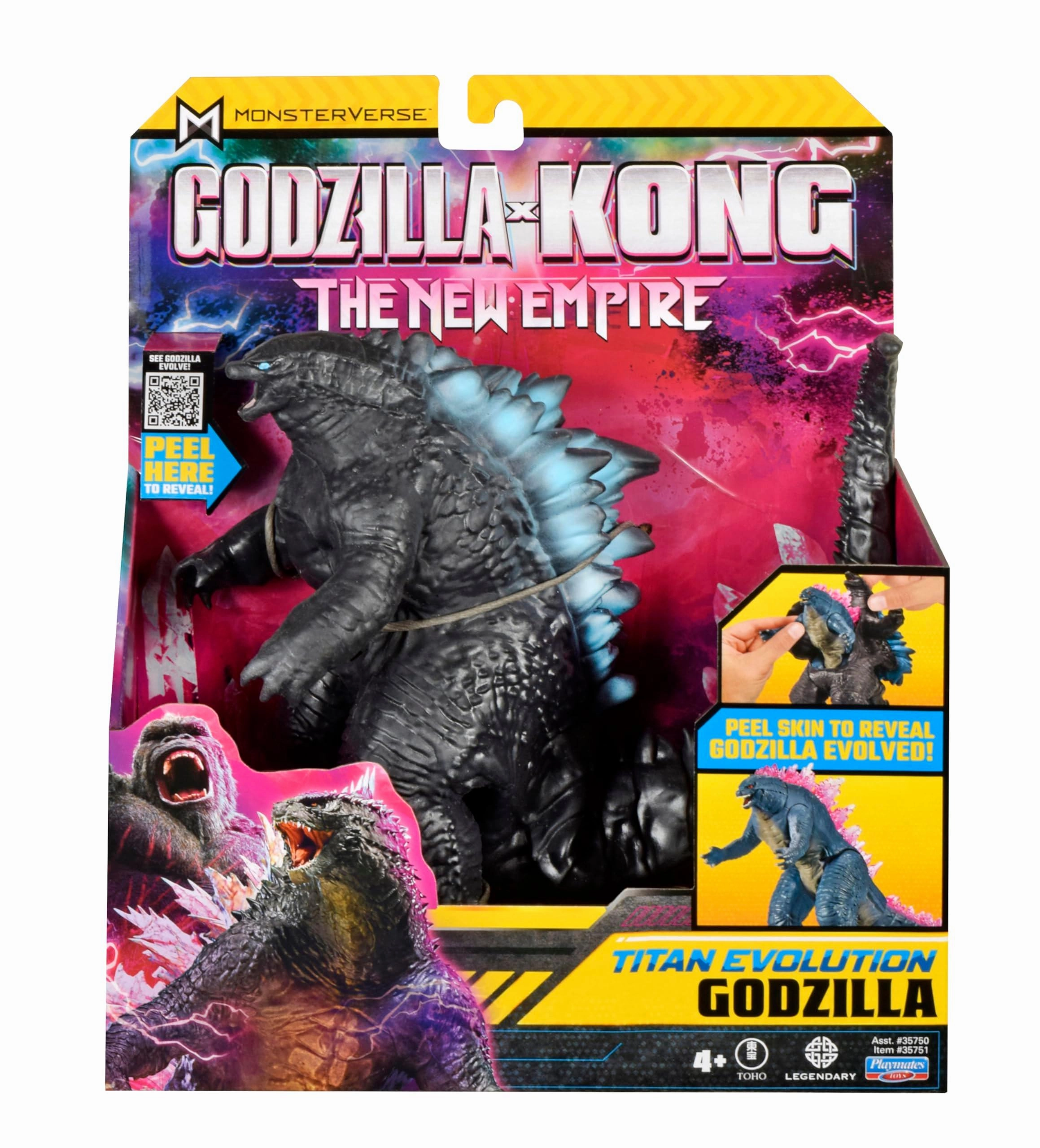She Shed Designer Model Godzilla Titan Evolution Peel Skin to Reveal Evolved Action Toy