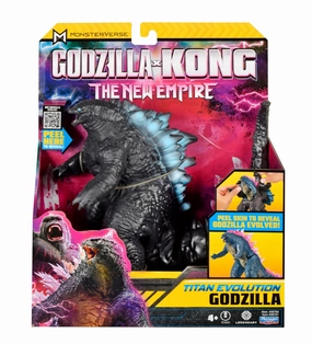 She Shed Designer Model Godzilla Titan Evolution Peel Skin to Reveal Evolved Action Toy