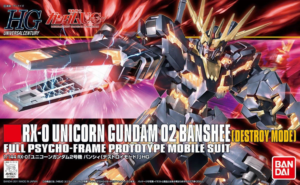 Pop Icon Gundam: Unicorn Gundam 02 Banshee [Destory Mode] HG Model