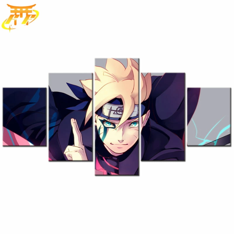 Glow In Dark Collectible Art Tableau Boruto Two Blue Vortex - Naruto Shippuden?