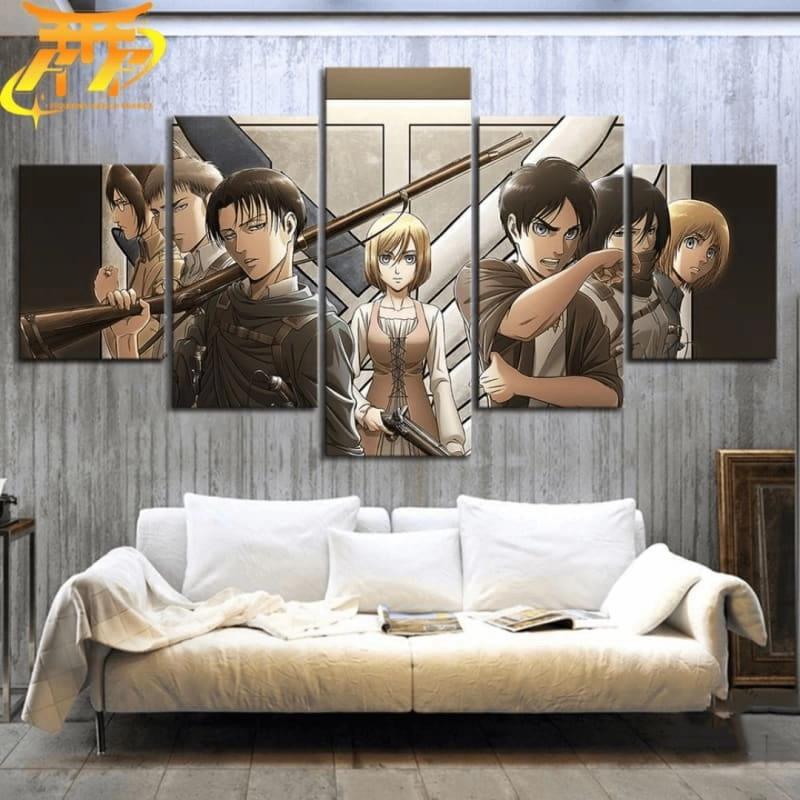 Tableau Historia et ses amis - Attaque des titans? Interactive Exhibit