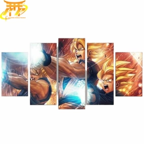 Voice controlled Tableau Kamehameha P??re Fils - Dragon Ball Z?