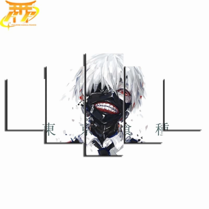 Tableau Ken Kaneki "Cache-?il" - Tokyo Ghoul? Logic Gate App Enabled