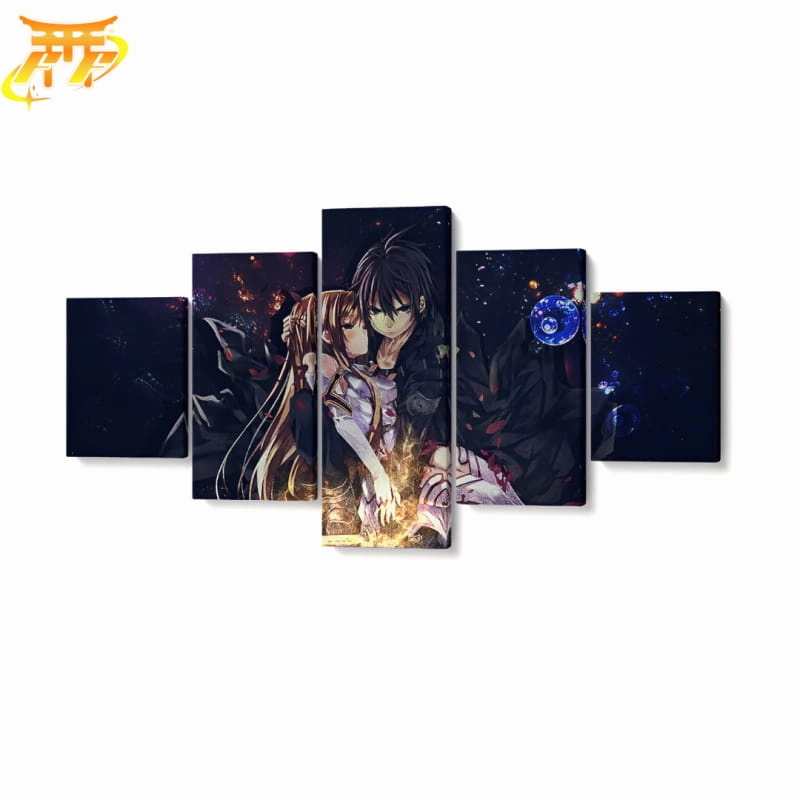 Tableau Kirito & Asuna - Sword Art Online? Biodiversity Movie Star
