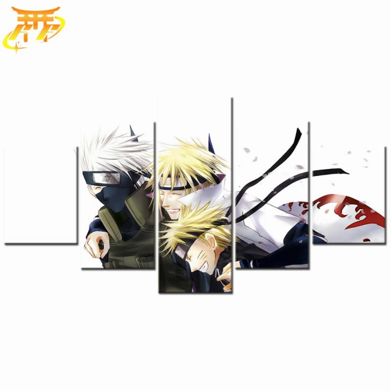 Vintage Theme Storytelling Prop Tableau Ma?tre et Disciple - Naruto Shippuden?