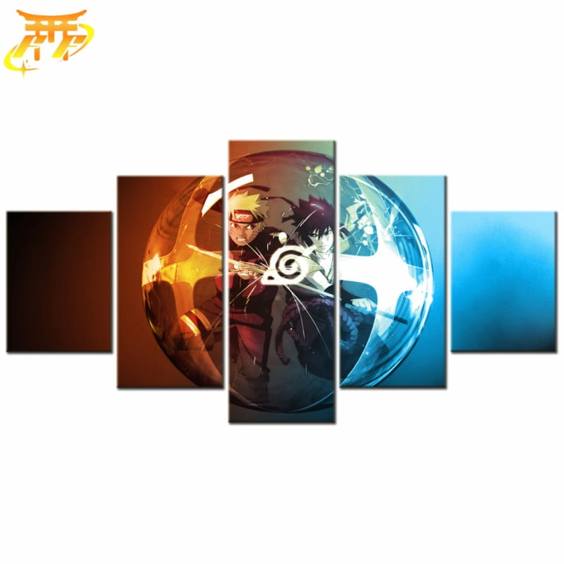 Luxury Collectible Art Model Tableau Naruto & Sasuke Le Choc des Elus - Naruto Shippuden?