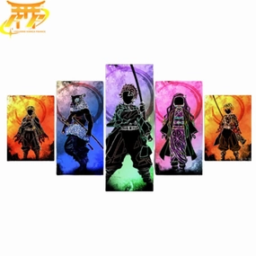 Tableau Pourfendeurs "Train de l'Infini" - Demon Slayer? Integrity Keep Peace Make