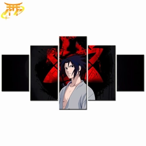 Tableau Sasuke Eternel Mangekyo Sharingan - Naruto Shippuden? Vinyl Figure Fabric Figure