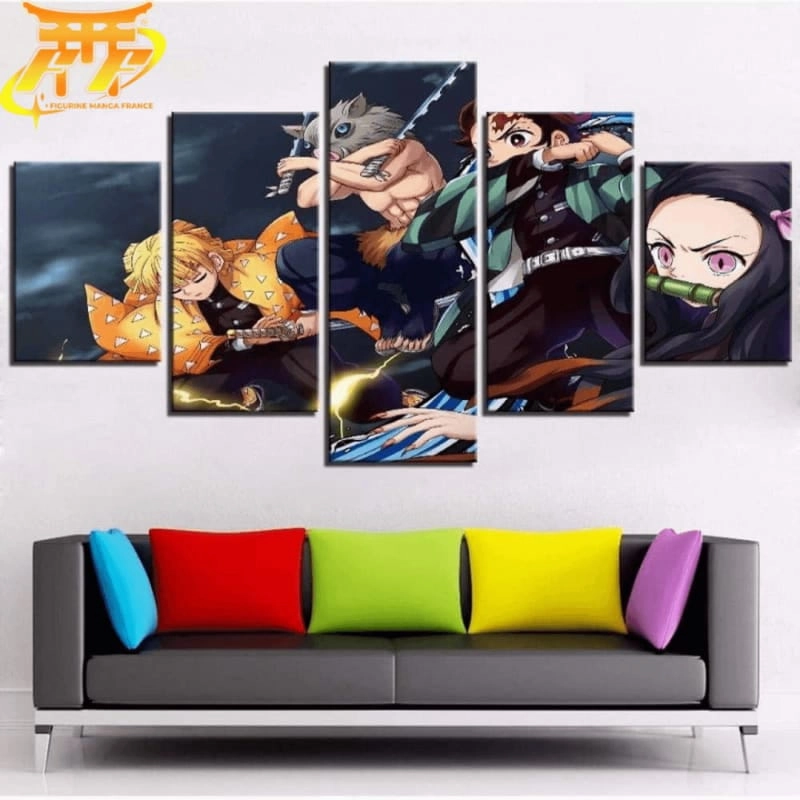 Aspiration Nurture Board Challenge Tableau Tanjiro, Nezuko, Zenitsu et Inosuke - Demon Slayer?