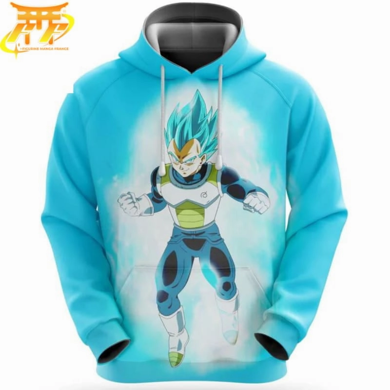 Cool Hooded Jacket StaticResistantTextile Pull Vegeta "Super Saiyan Blue" - Dragon Ball Z?