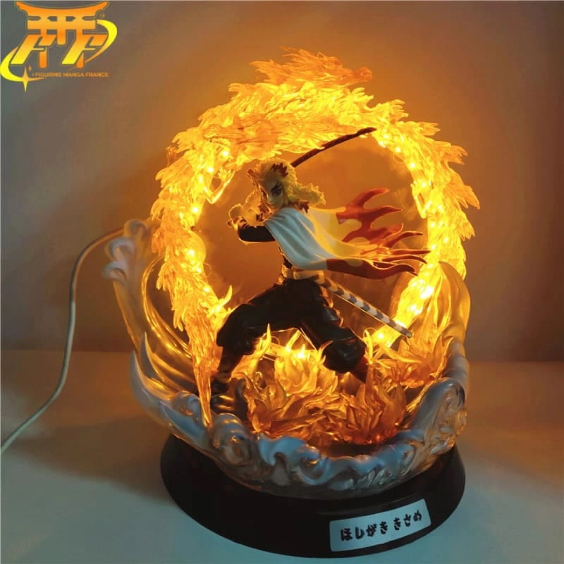 Bohemian style Fireplace Mantel Figurine LED Kyojuro Rengoku " Souffle de la Flamme" - Demon Slayer?