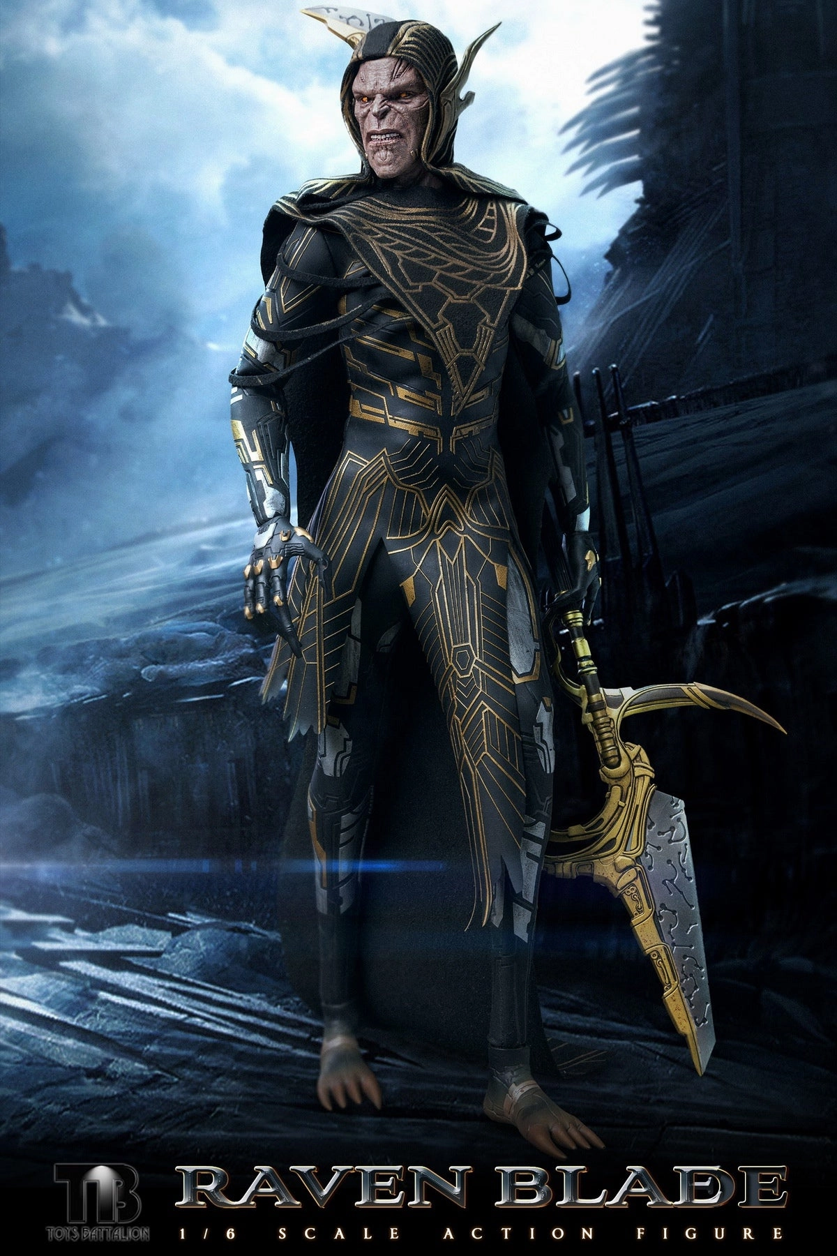 Toys Battalion TB005 1/6 Scale Raven Blade figure Vinyl Piece