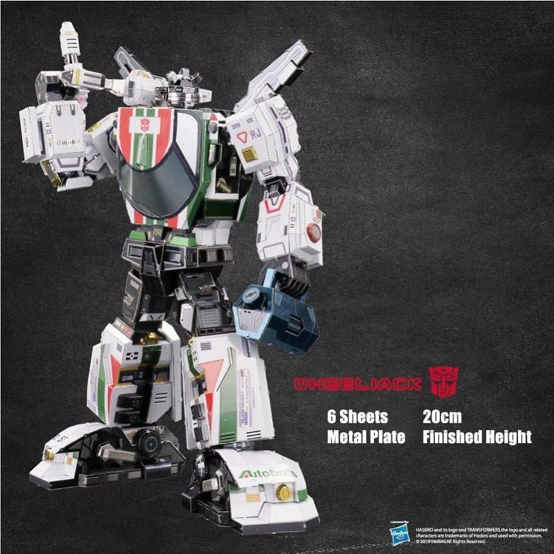 Transformers Wheeljack Metal Assembly Kit Anime Collection