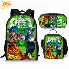Desk Style Cartable avec Trousse et Sacoche DBS Broly - Dragon Ball Z?