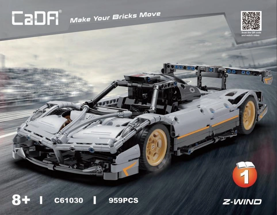 Limited Run Z-Wind Pagani Zonda Building Blocks Set
