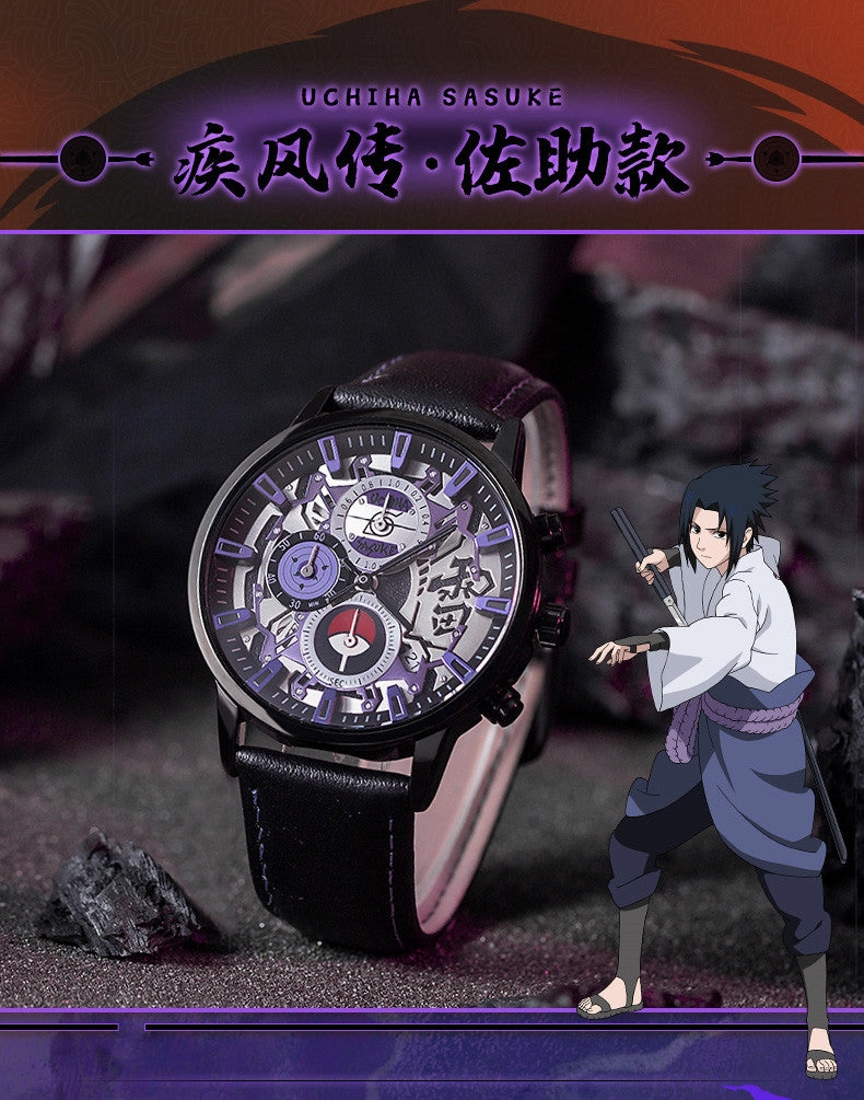 Non toxic Mindfulness practice Uchiha Sasuke Quartz Wristwatch