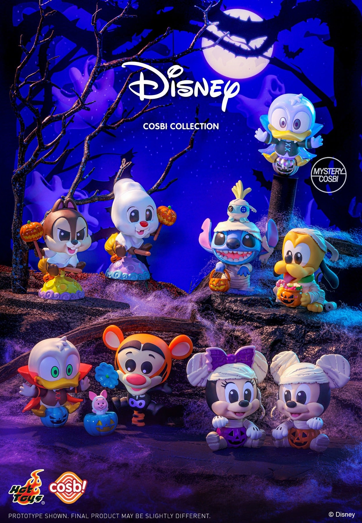 Hot Toys Disney Disney Halloween Cosboo! Cos-We-Boo Fest Cosbi Collection Vinyl Product Mammal Figure