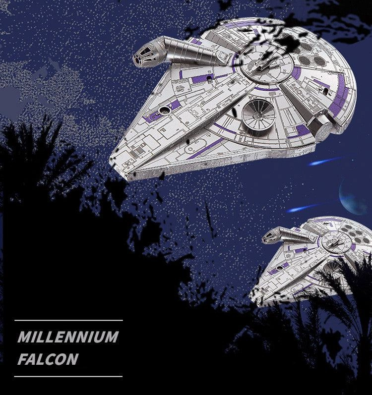 Millennium Falcon Metal Assembly Kit Business gift Miniature Display
