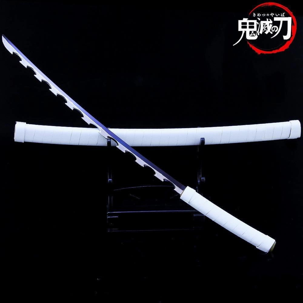 Hashibira Inosuke Nichirin Blade Sword Metal Replica Cute Figure