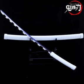 Hashibira Inosuke Nichirin Blade Sword Metal Replica Cute Figure