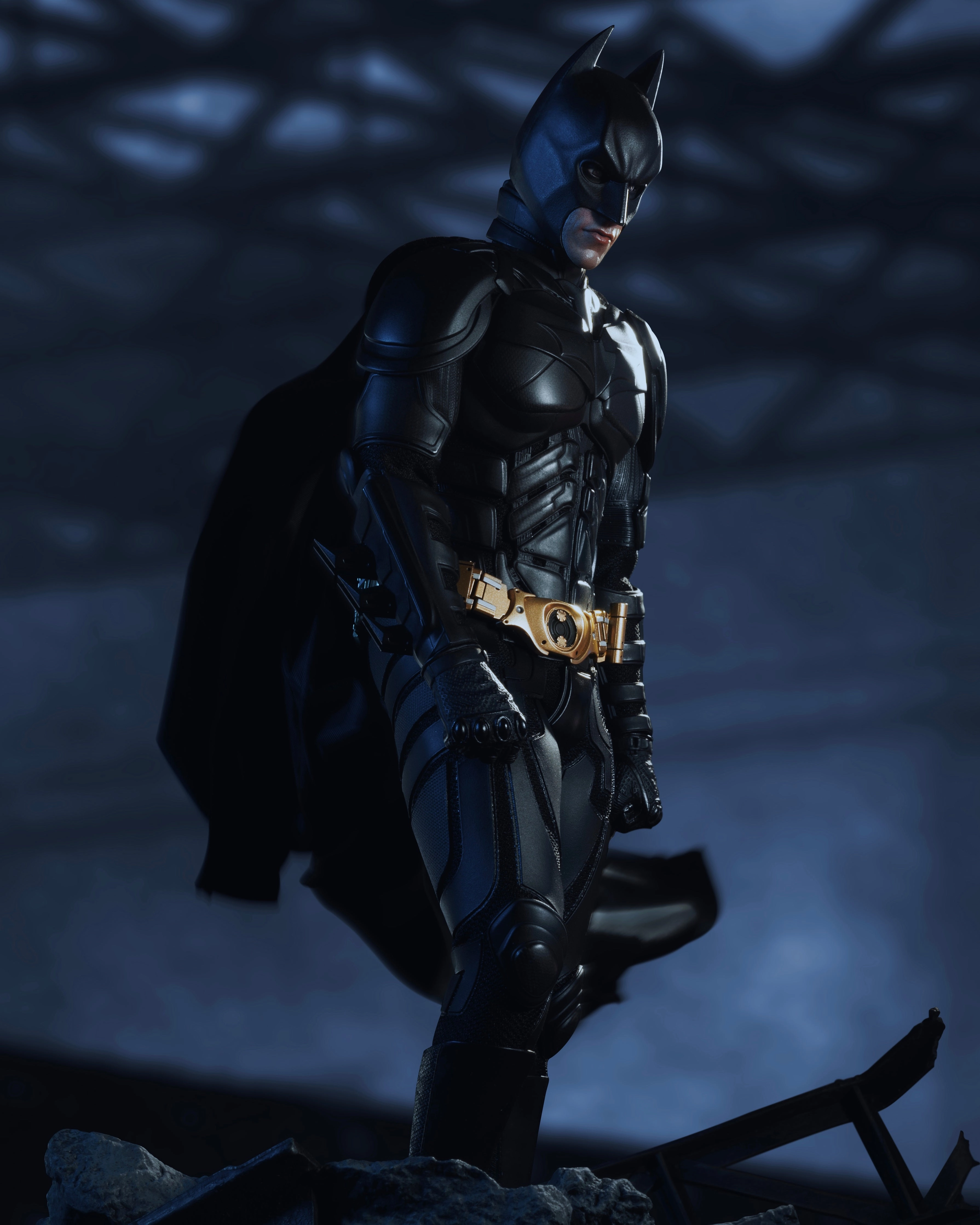 Immersive experience Miniature Item Hot toys DX19 DC Batman The Dark Knight Rises Batman 1/6 Scale Collectibles