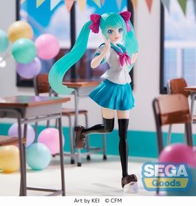 Vocaloid: Miku 16th Anniversary Luminasta -Kei Ver.- Prize Figure Plastic Statue Battle Reenactment
