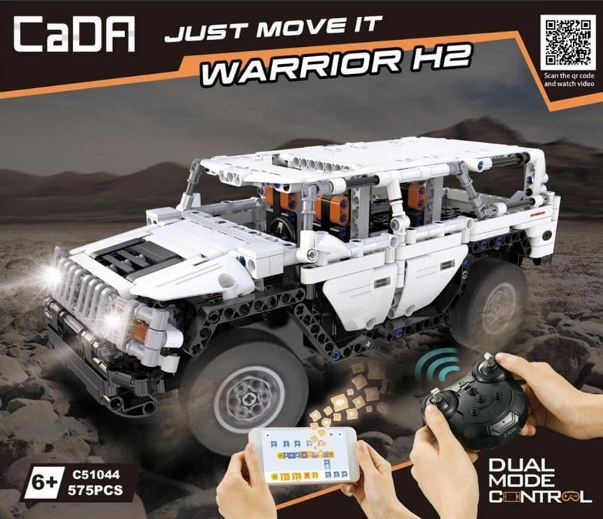 Warrior Hummer H2 Off-Road Car Building Blocks Set Oceanic Art Sculpture Art