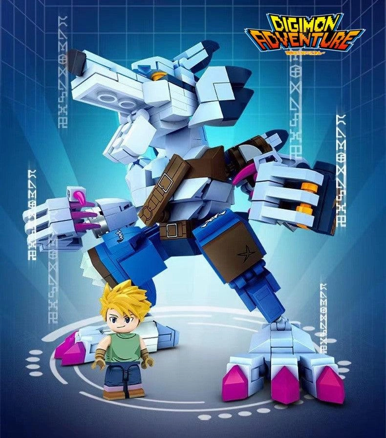 Action Decor Were Garurumon Building Blocks