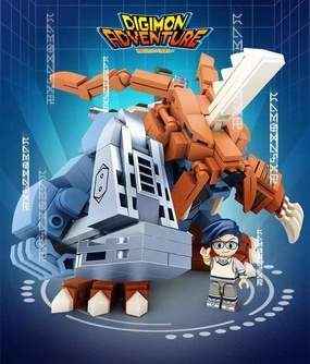 Zudomon Building Blocks Pop Culture Art Masterpiece